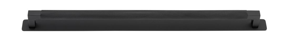 22141B - Brunswick Cabinet Pull with Backplate  - CTC450mm - Matt Black