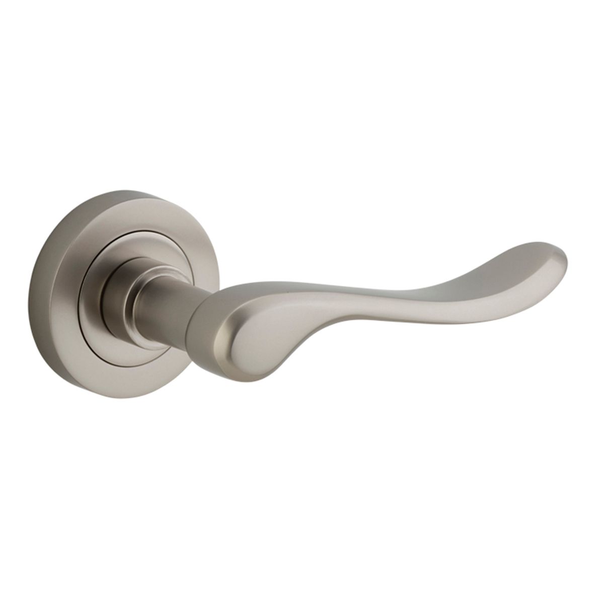 20799 - Stirling Lever - Round Rose - Satin Nickel - Passage