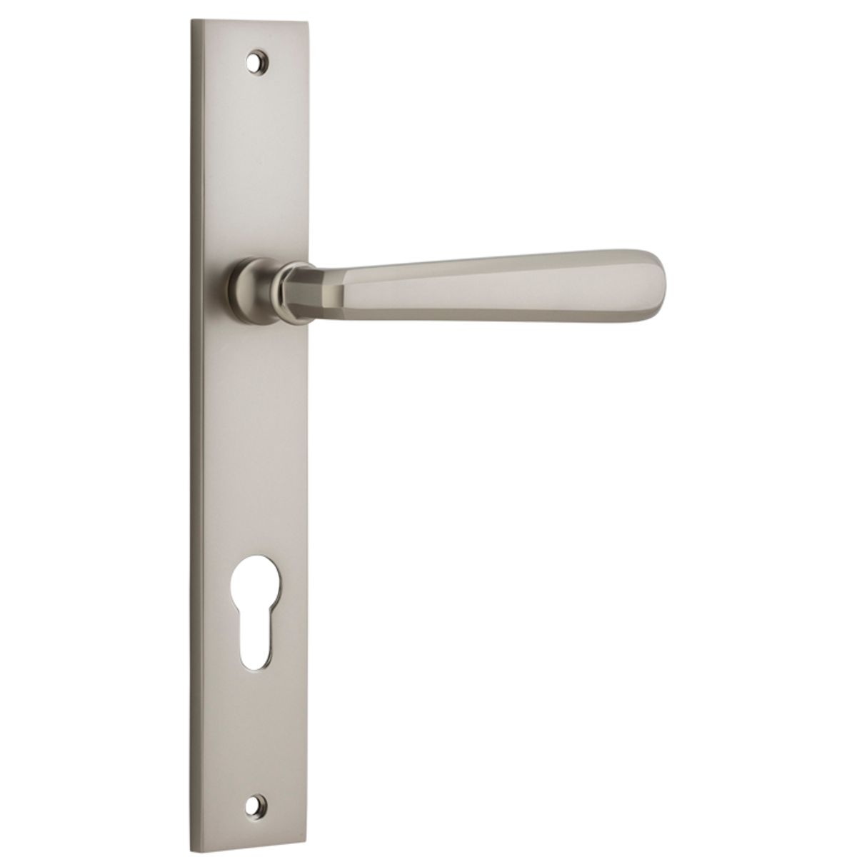 14872E85 - Copenhagen Lever - Rectangular Backplate - Satin Nickel - Entrance