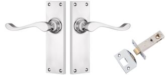 Victorian Lever - Long Backplate Passage Set