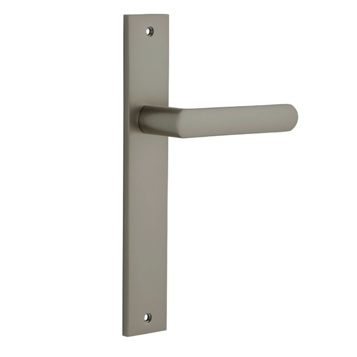 16760 - Osaka Lever - Rectangular Backplate - Graphite PVD - Passage