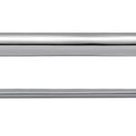 20894B - Baltimore Cabinet Pull with Backplate - CTC160mm - Polished Chrome