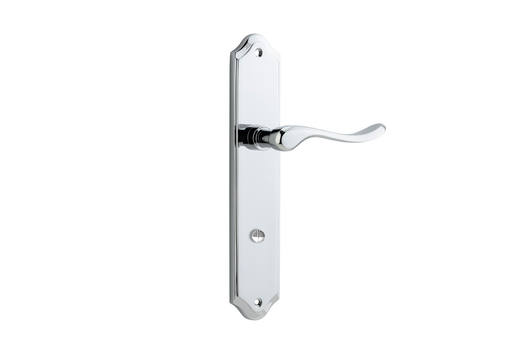 11922P85 - Stirling Lever - Shouldered Backplate - Polished Chrome - Privacy