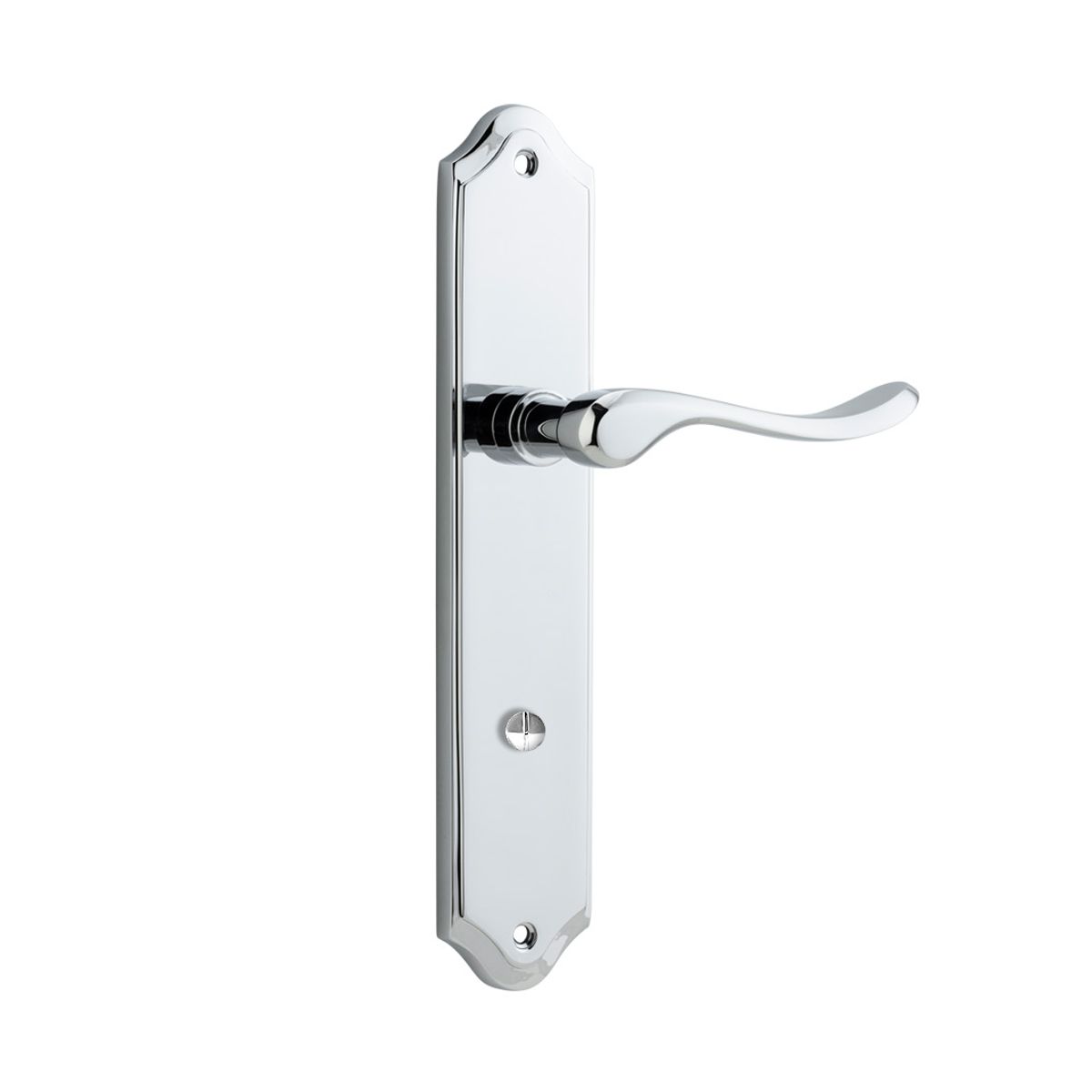 11922P85 - Stirling Lever - Shouldered Backplate - Polished Chrome - Privacy