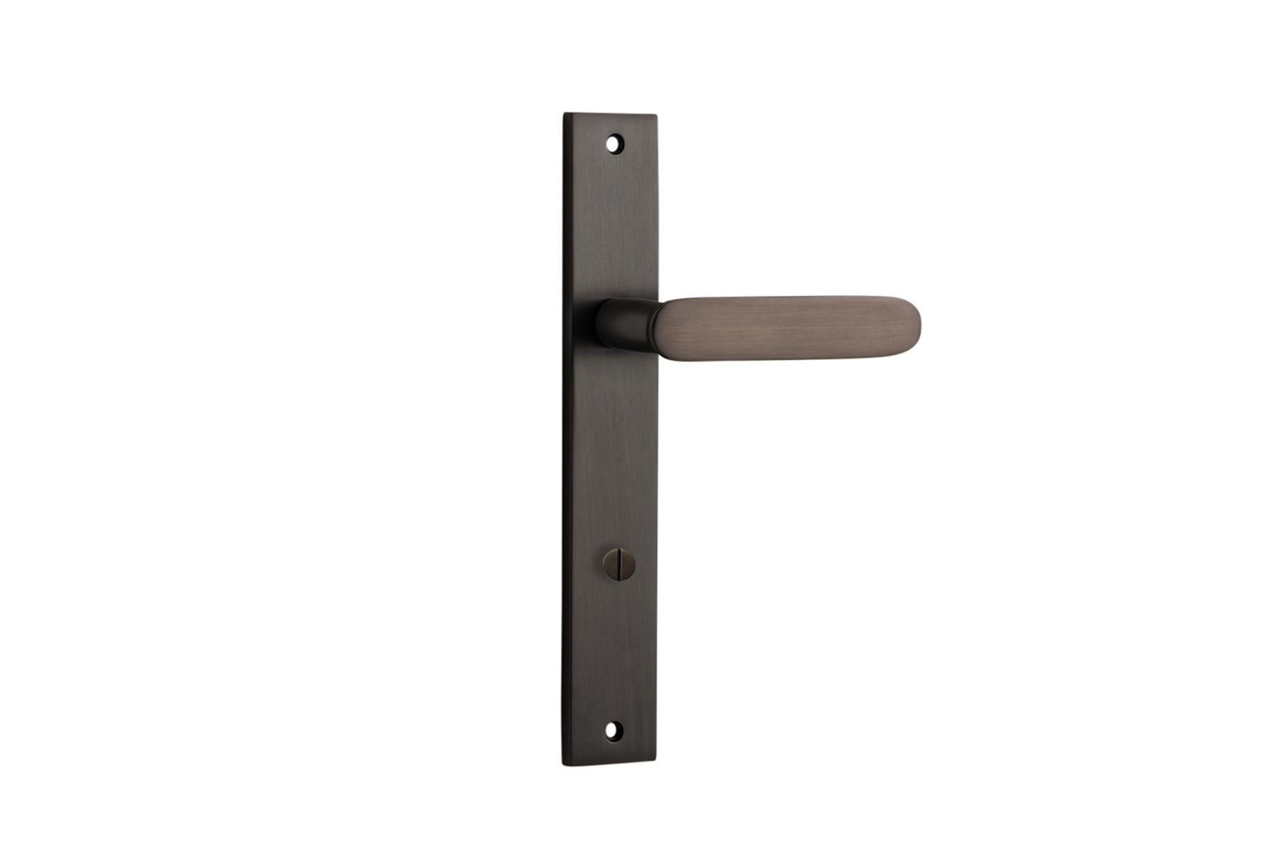 10748 - Bronte Lever - Rectangular Backplate - Signature Brass - Passage