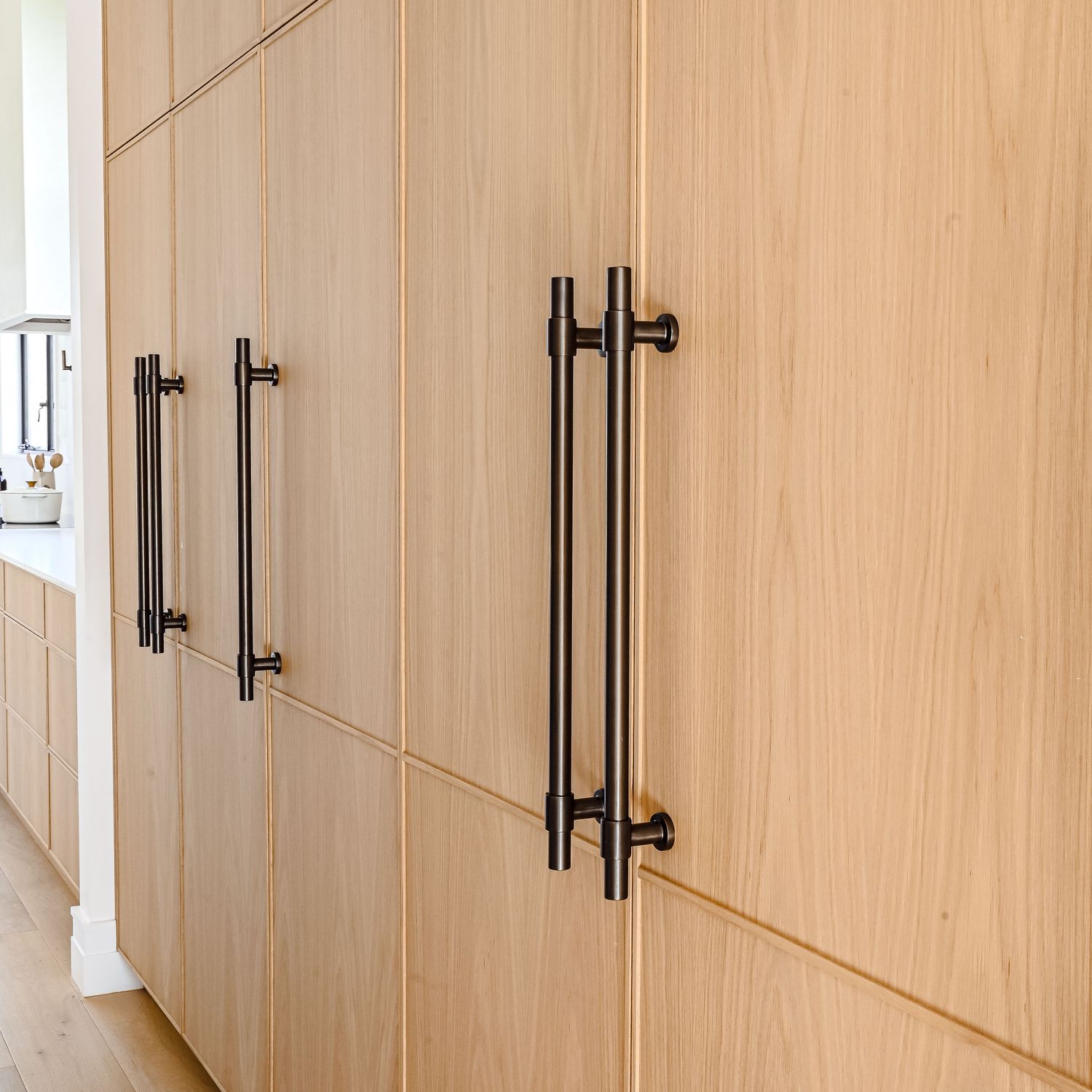 17147KENTR60KK - Helsinki Pull Handle - 450mm Entrance Kit with Separate High Security Lock - Brushed Gold PVD - Entrance