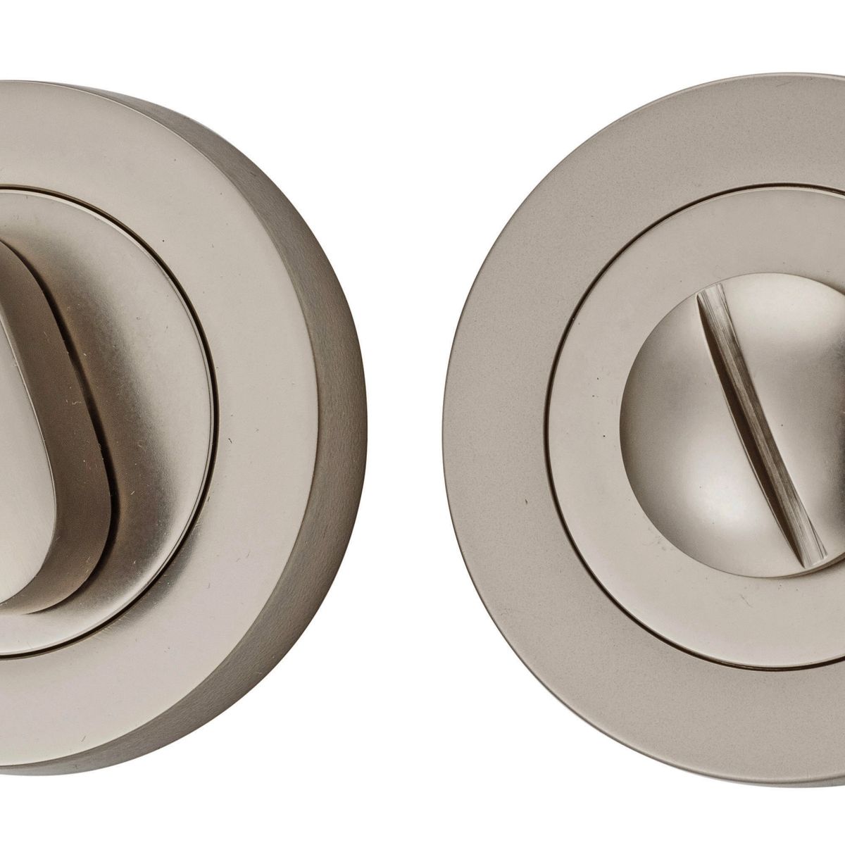 9319 - Privacy Turn - Round - Satin Nickel