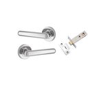 24004KIBPRIV60 - Puerto Lever - Round Rose (Inbuilt Privacy) - Polished Chrome - Privacy