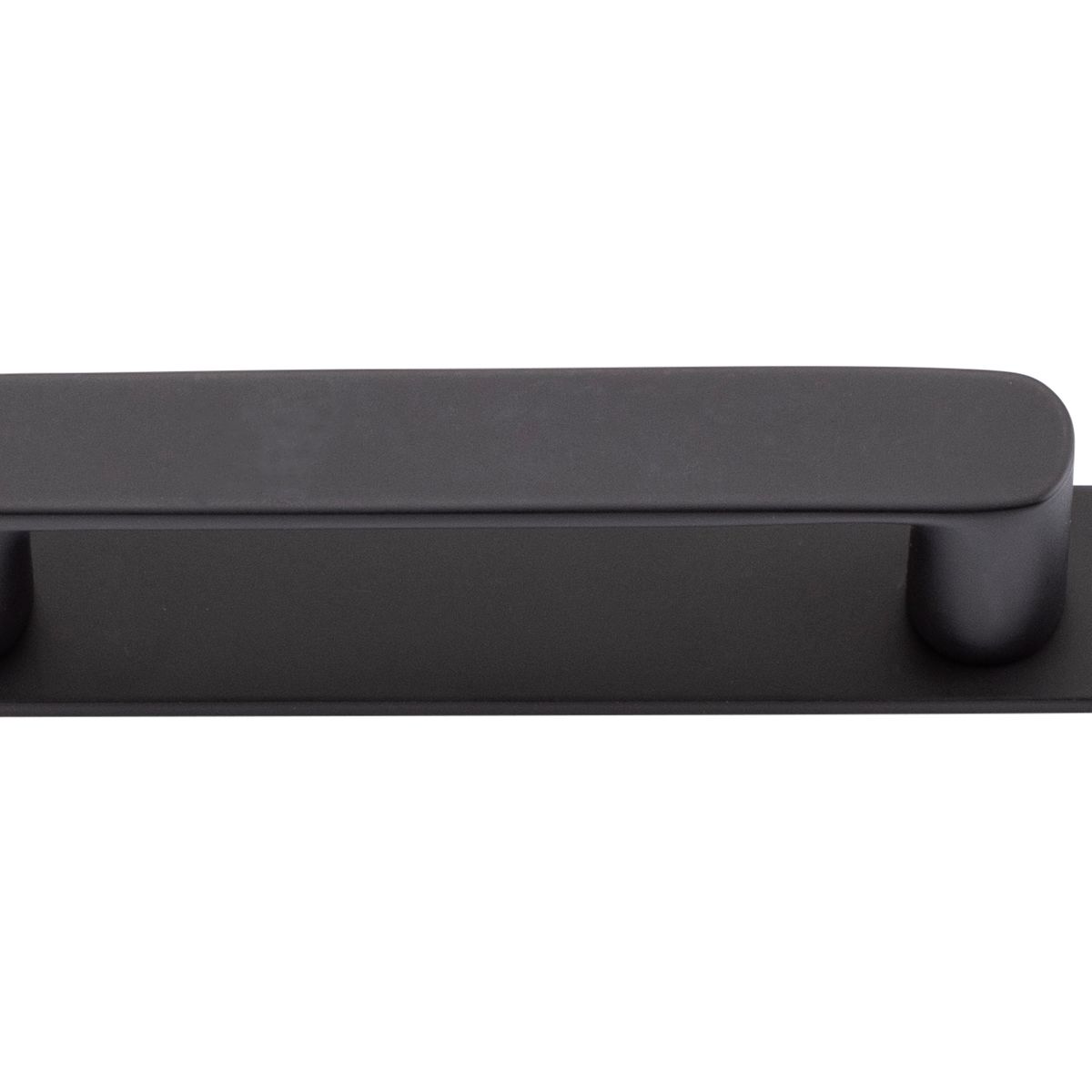 20943B - Osaka Cabinet Pull with Backplate - CTC96mm - Matt Black