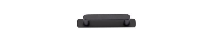 20943B - Osaka Cabinet Pull with Backplate - CTC96mm - Matt Black