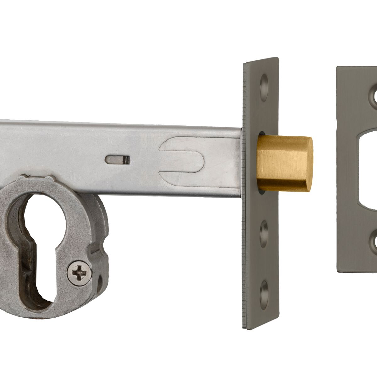 22561 - Euro Mortice Deadbolt - 70mm Backset - Graphite PVD - Entrance