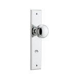 11831 - Paddington Knob - Chamfered Backplate - Polished Chrome - Passage