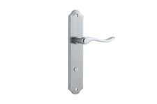 12422P85 - Stirling Lever - Shouldered Backplate - Brushed Chrome - Privacy