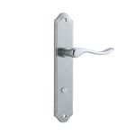 12422P85 - Stirling Lever - Shouldered Backplate - Brushed Chrome - Privacy