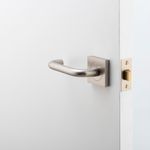 20369 - Oslo Lever - Square Rose - Satin Nickel - Passage