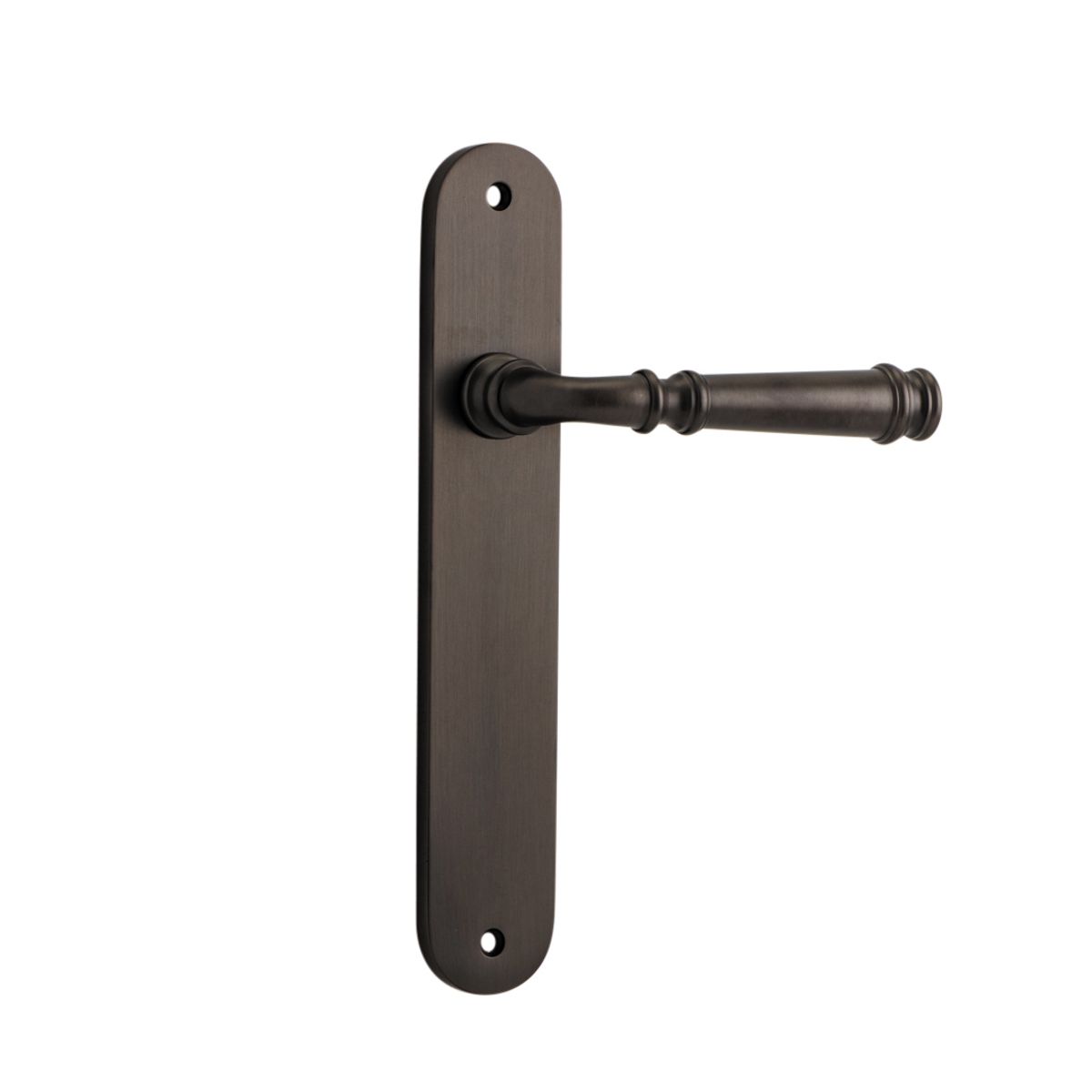 10730 - Verona Lever - Oval Backplate - Signature Brass - Passage