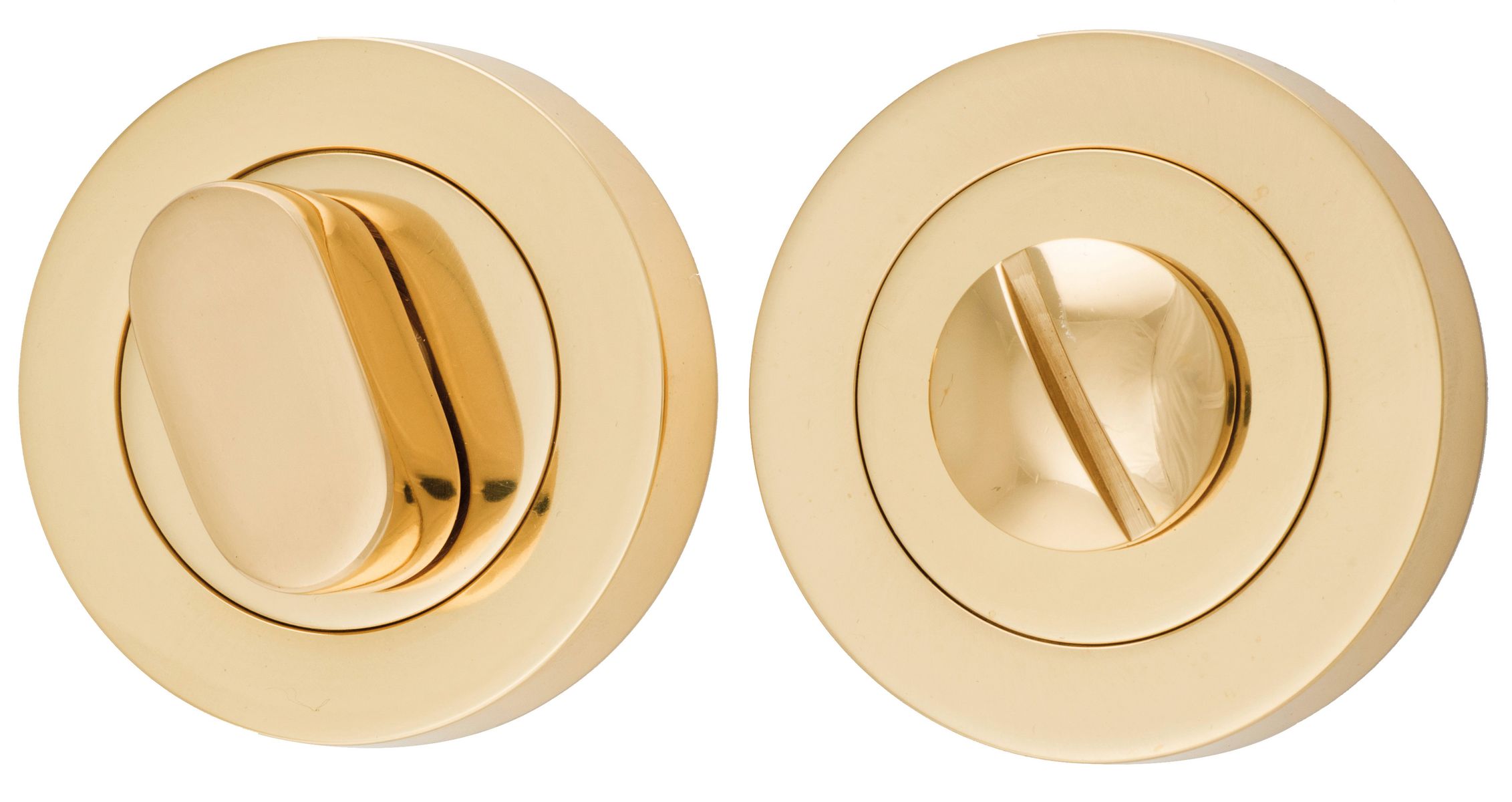 9310 - Privacy Turn - Round - Polished Brass