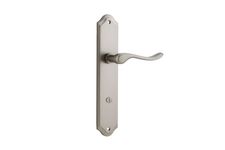 14922P85 - Stirling Lever - Shouldered Backplate - Satin Nickel - Privacy