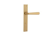 15372P85 - Copenhagen Lever - Rectangular Backplate - Brushed Brass - Privacy