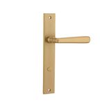 15372P85 - Copenhagen Lever - Rectangular Backplate - Brushed Brass - Privacy