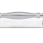 21065B - Sarlat Cabinet Pull with Backplate - CTC128mm - Brushed Chrome