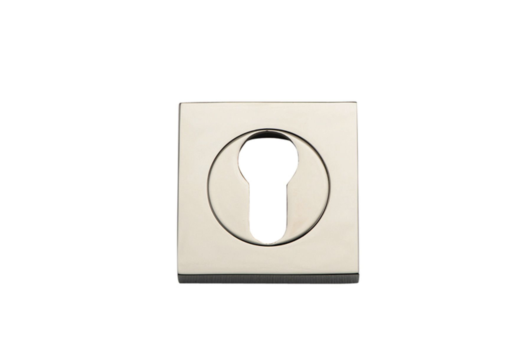 20028 - Euro Escutcheons -  Square - Polished Nickel