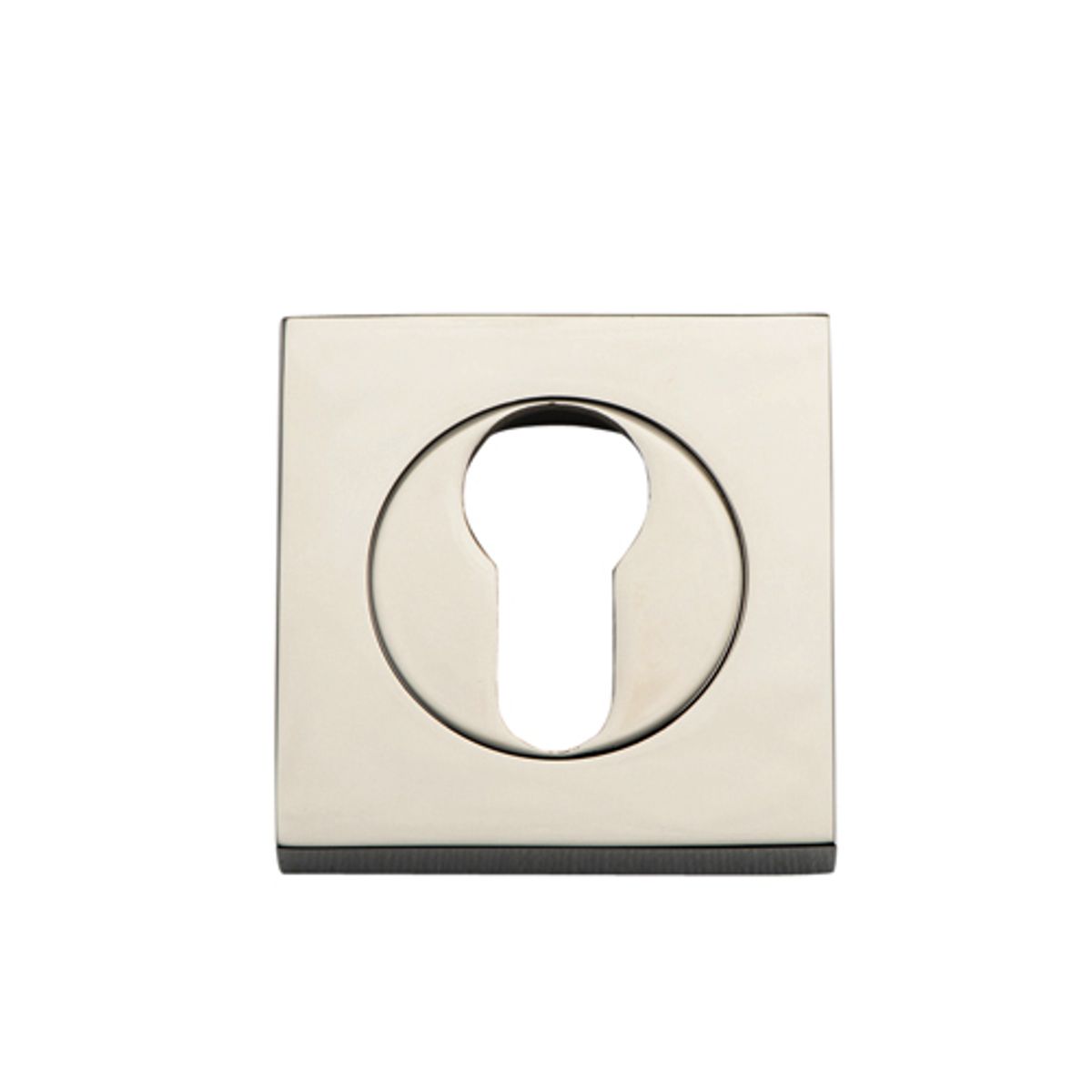 20028 - Euro Escutcheons -  Square - Polished Nickel