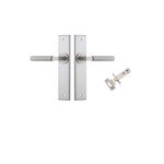 14796KPASS60 - Brunswick Lever - Chamfered Backplate Passage Kit - Satin Nickel - Passage