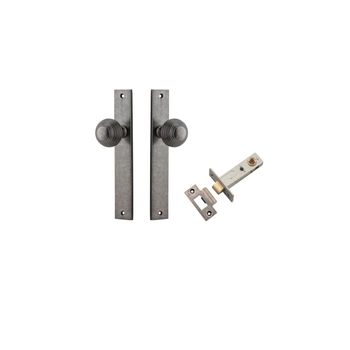 Guildford Knob - Rectangular Backplate Passage Kit