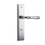 11742P85 - Verona Lever - Stepped Backplate - Polished Chrome - Privacy