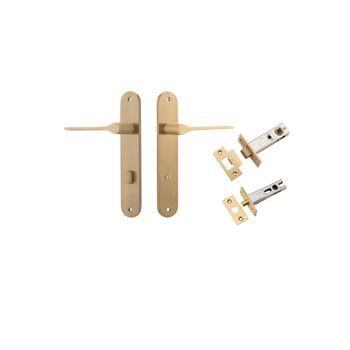 Como Lever - Oval Backplate Privacy Kit