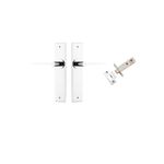 11758KPASS60 - Como Lever - Chamfered Backplate Passage Kit - Polished Chrome - Passage