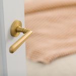 20806 - Copenhagen Lever - Round Rose - Brushed Brass - Passage
