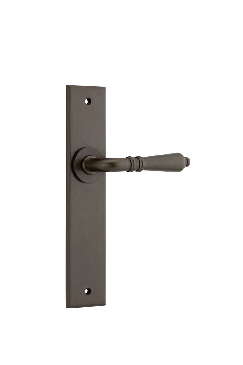 10780 - Sarlat Lever - Chamfered Backplate - Signature Brass - Passage