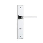 11782 - Baltimore Lever - Chamfered Backplate - Polished Chrome - Passage