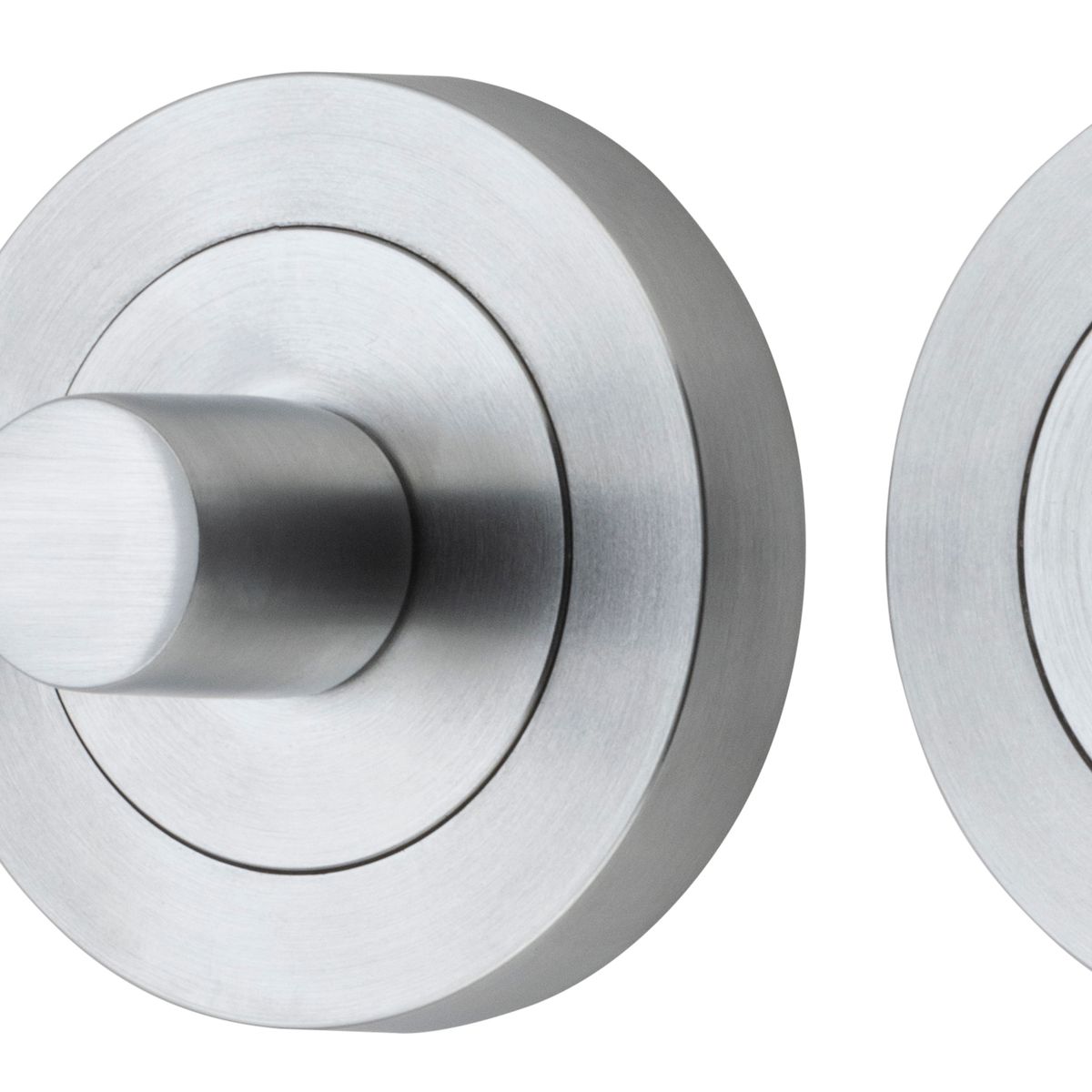 21714 - Accessibility Privacy Turn with Indicator - Round - Brushed Chrome