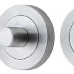 21714 - Accessibility Privacy Turn with Indicator - Round - Brushed Chrome