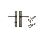 16794KPRIV60 - Berlin Lever - Chamfered Backplate Privacy Kit - Graphite PVD - Privacy