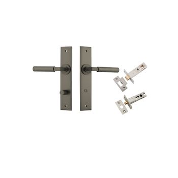 Berlin Lever - Chamfered Backplate Privacy Kit