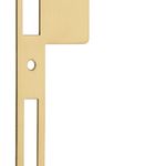 17139 - Extended 85mm Strikers - H198xW63mm - Brushed Gold PVD