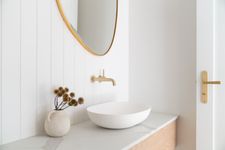 15376P85 - Copenhagen Lever - Oval Backplate - Brushed Brass - Privacy