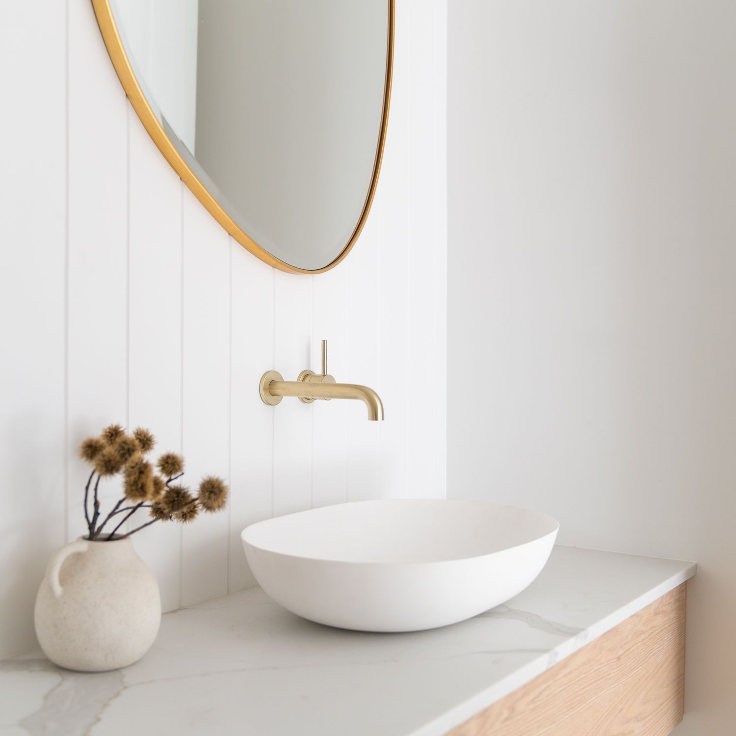 15376KPASS60 - Copenhagen Lever - Oval Backplate Passage Kit - Brushed Brass - Passage