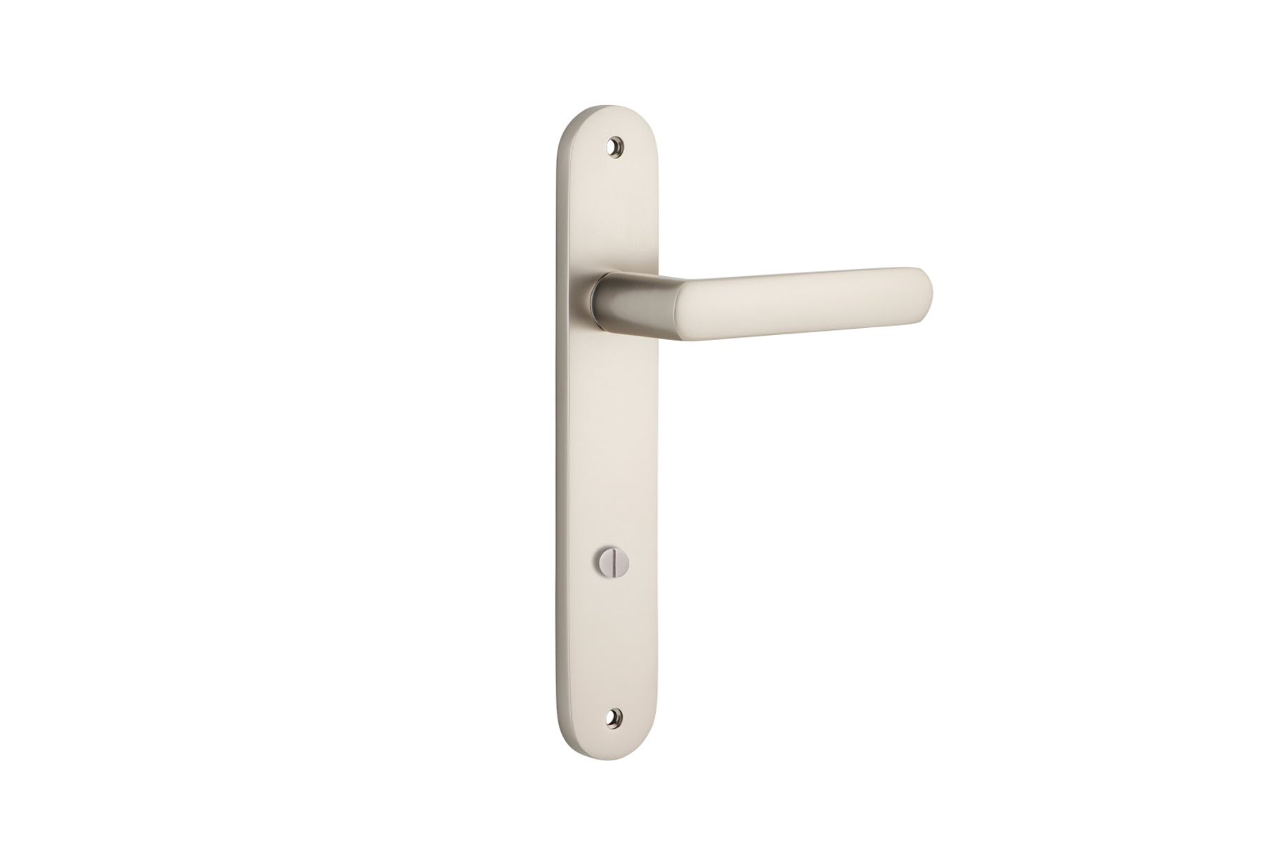 14864P85 - Osaka Lever - Oval Backplate - Satin Nickel - Privacy