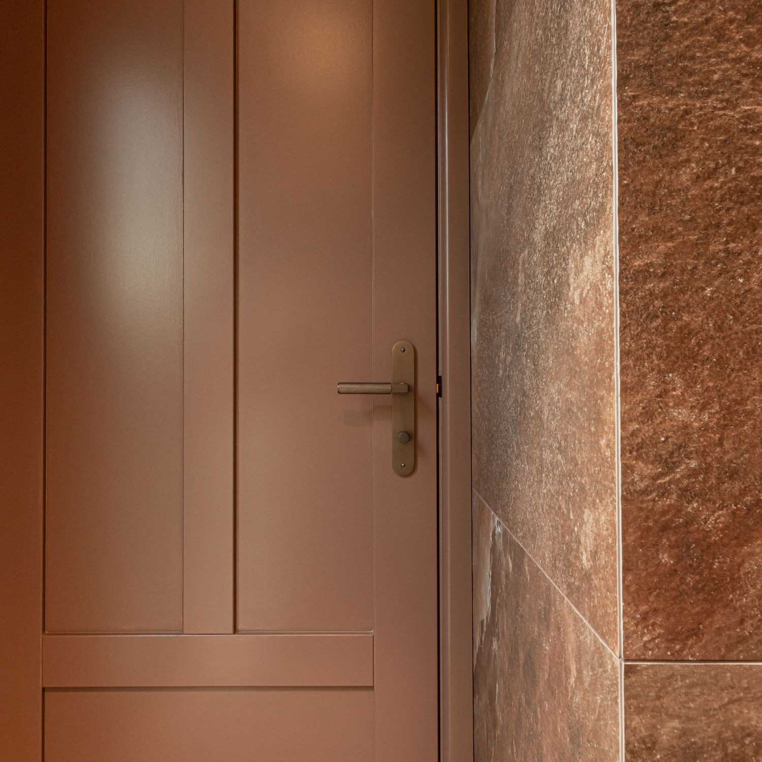 12268KENTR60KK - Brunswick Lever - Oval Backplate Entrance Kit with High Security Lock - Brushed Chrome - Entrance