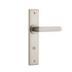 14868P85 - Osaka Lever - Chamfered Backplate - Satin Nickel - Privacy