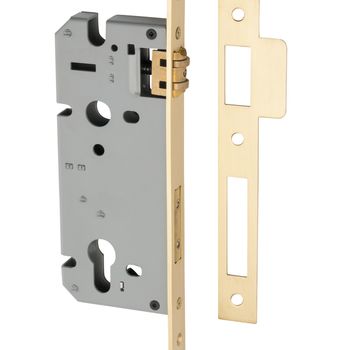 85mm Euro Roller Mortice Lock - 45mm Backset