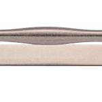 21077B - Sarlat Cabinet Pull with Backplate - CTC160mm - Distressed Nickel