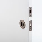 21431 - Round Sliding Door Pull Privacy Kit with Inbuilt Privacy Turn - Signature Brass - Privacy