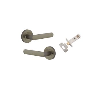 Osaka Lever - Round Rose (Inbuilt Privacy)