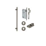 16947KENTR60KK - Helsinki Pull Handle - 450mm Entrance Kit with Separate High Security Lock - Graphite PVD - Entrance